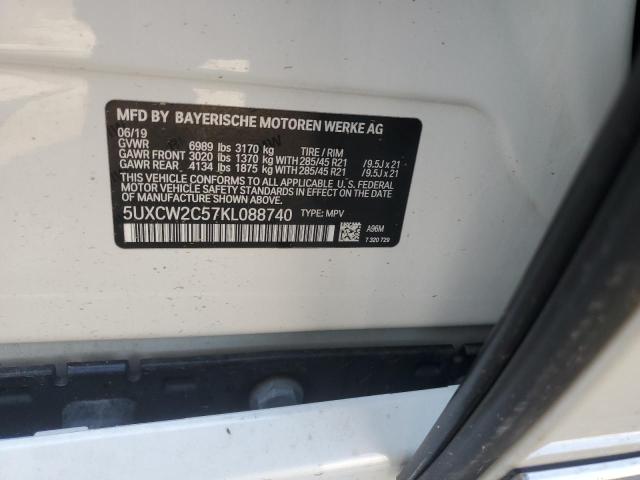 Photo 14 from auction – 2019 BMW X7 XDRIVE4 with VIN 5UXCW2C57KL088740
