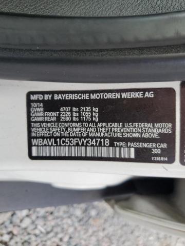 Photo 14 from auction – 2015 BMW X1 XDRIVE2 with VIN WBAVL1C53FVY34718