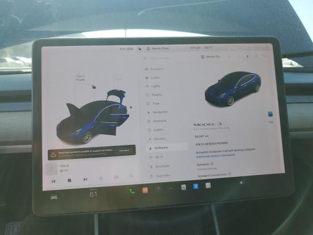 Photo 9 from auction – 2020 TESLA MODEL 3 with VIN 5YJ3E1EA0LF631083