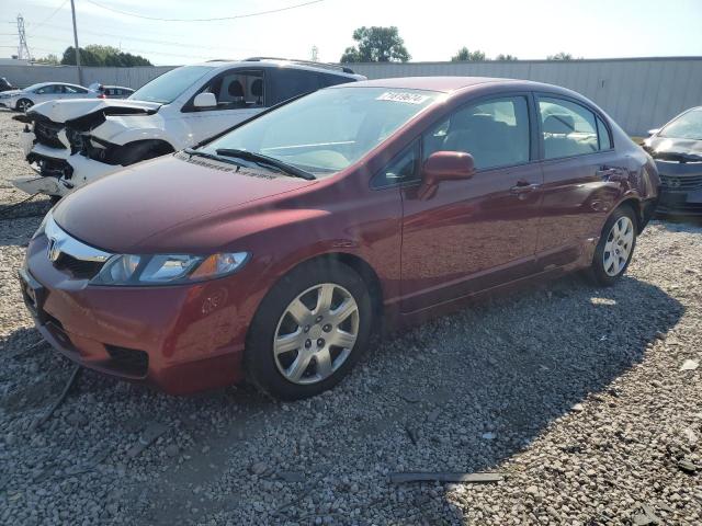 HONDA CIVIC LX 2009 with VIN 19XFA16549E051781 - Photo from auction