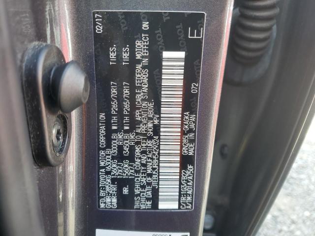 Photo 14 from auction – 2017 TOYOTA 4RUNNER SR with VIN JTEBU5JR8H5429324