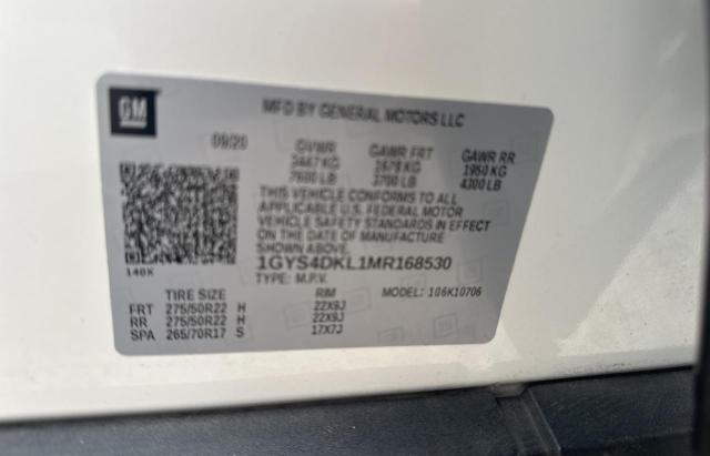 Photo 10 from auction – 2021 CADILLAC ESCALADE P with VIN 1GYS4DKL1MR168530