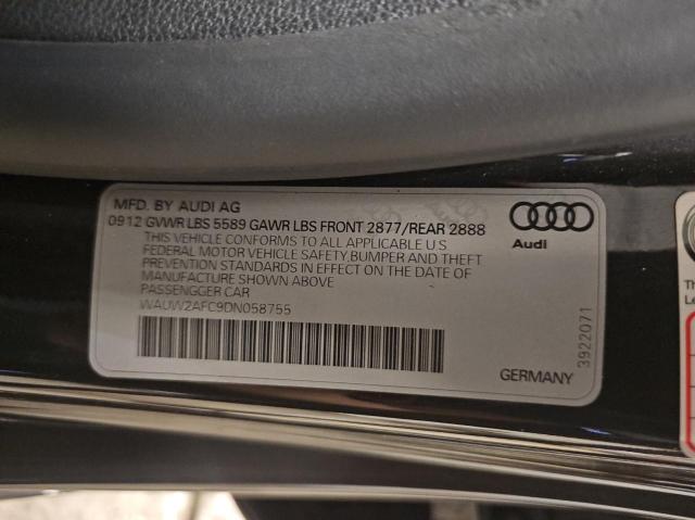 Zdjęcie 10 z aukcji – 2013 AUDI S7 PREMIUM z VIN WAUW2AFC9DN058755