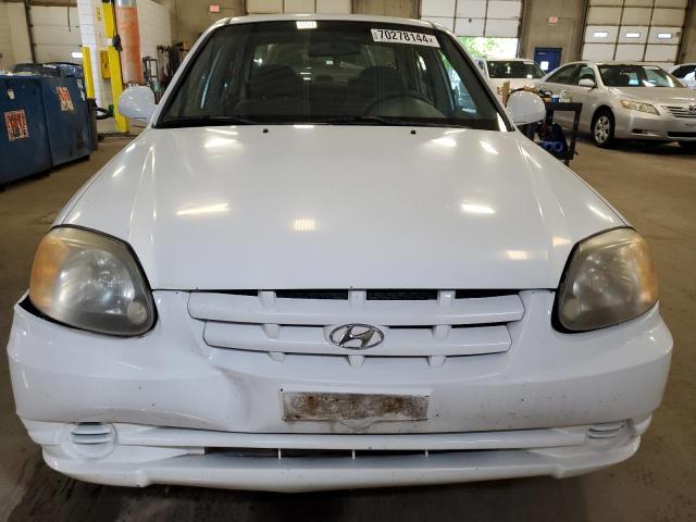 Photo 5 from auction – 2005 HYUNDAI ACCENT GL with VIN KMHCG45C55U577332