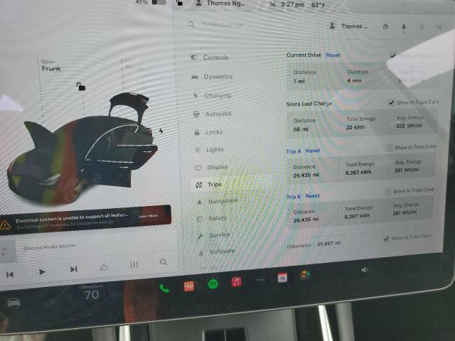 Photo 9 from auction – 2018 TESLA MODEL 3 with VIN 5YJ3E1EA8JF014883