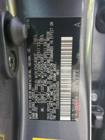 Photo 14 from auction – 2011 TOYOTA HIGHLANDER with VIN 5TDZK3EH8BS024404
