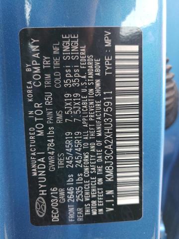 Photo 14 from auction – 2017 HYUNDAI TUCSON LIM with VIN KM8J3CA2XHU375911