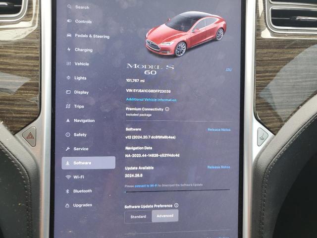 Photo 9 from auction – 2013 TESLA MODEL S with VIN 5YJSA1CG8DFP23039