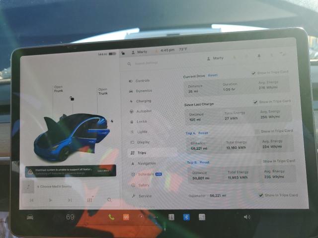 Photo 9 from auction – 2019 TESLA MODEL 3 with VIN 5YJ3E1EB5KF199484
