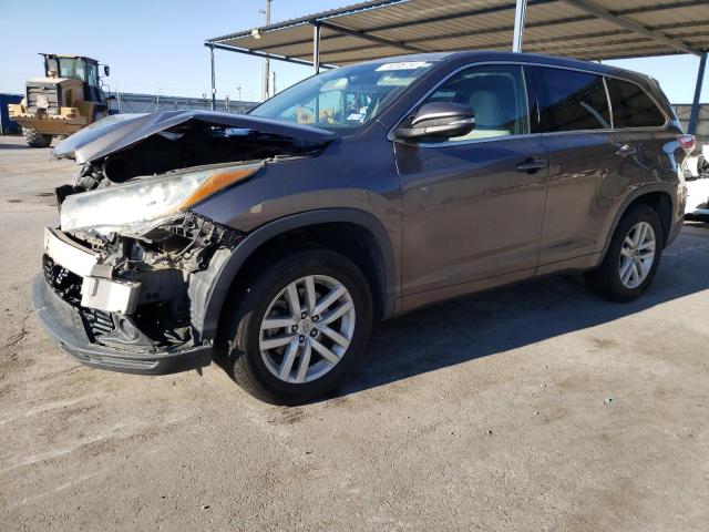 Photo 1 from auction – 2015 TOYOTA HIGHLANDER with VIN 5TDZARFH5FS011247