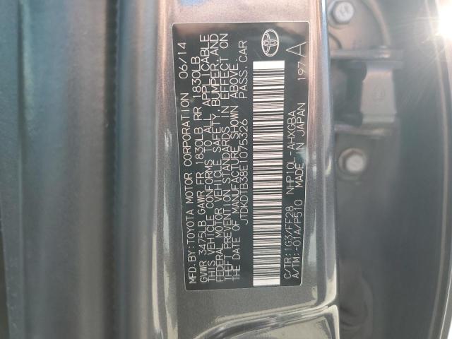 Photo 14 from auction – 2014 TOYOTA PRIUS C with VIN JTDKDTB38E1075326