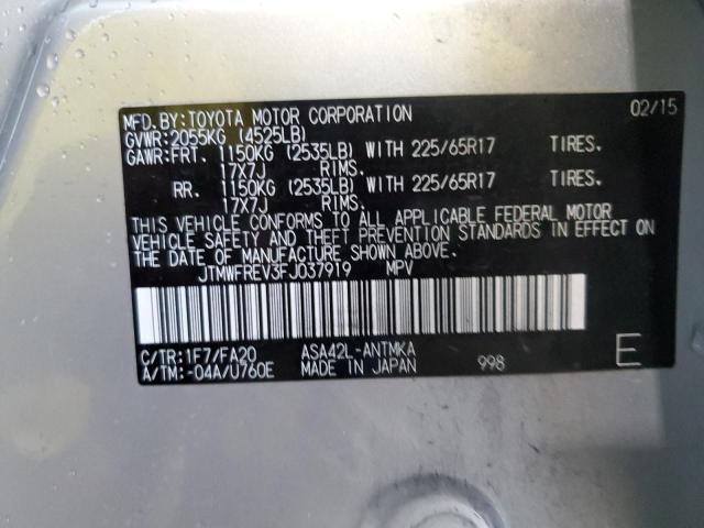Photo 14 from auction – 2015 TOYOTA RAV4 XLE with VIN JTMWFREV3FJ037919