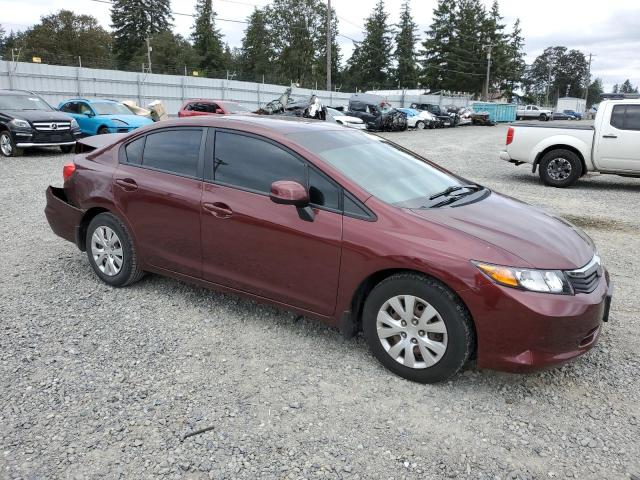 Photo 4 from auction – 2012 HONDA CIVIC LX with VIN 19XFB2F50CE365549