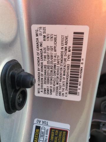 Photo 14 from auction – 2016 HONDA CR-V SE with VIN 2HKRM3H43GH516063
