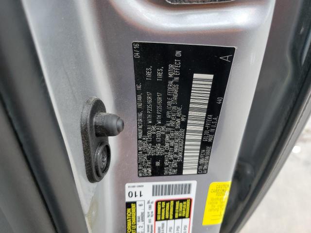 Photo 14 from auction – 2016 TOYOTA SIENNA LE with VIN 5TDKK3DCXGS733592