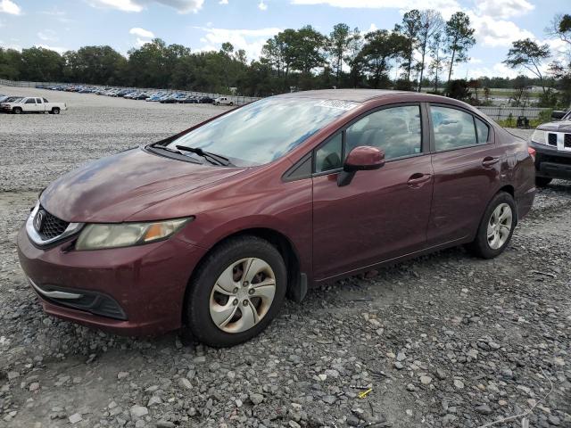 HONDA CIVIC LX 2013 with VIN 19XFB2F52DE009105 - Photo from auction
