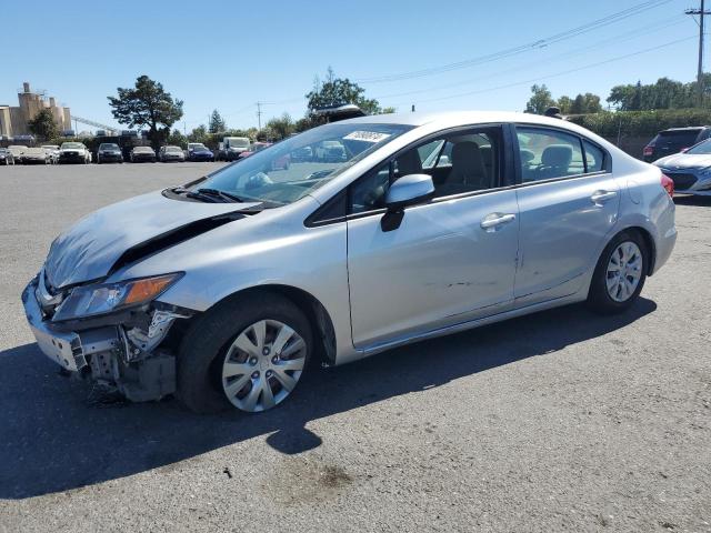 HONDA CIVIC LX 2012 with VIN 2HGFB2F50CH591662 - Photo from auction