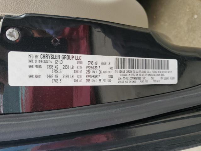 Photo 14 from auction – 2014 CHRYSLER TOWN & COU with VIN 2C4RC1CG7ER257232
