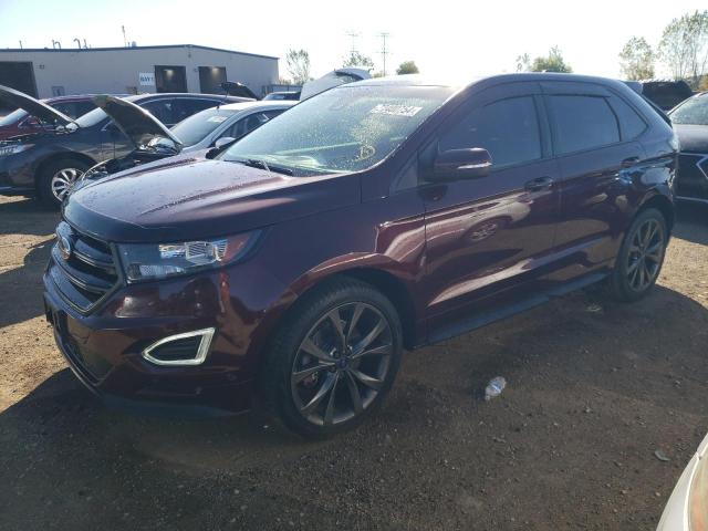 FORD EDGE SPORT 2017 with VIN 2FMPK4AP7HBC08085 - Photo from auction