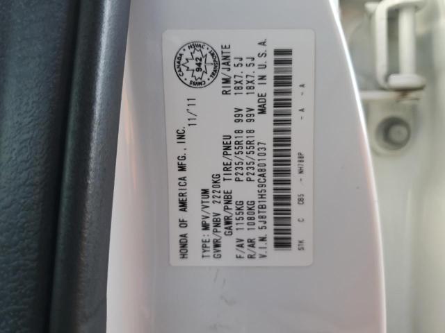 Zdjęcie 14 z aukcji – 2012 ACURA RDX TECHNO z VIN 5J8TB1H59CA801037