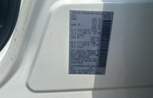 Photo 10 from auction – 2013 NISSAN PATHFINDER with VIN 5N1AR2MN8DC682962