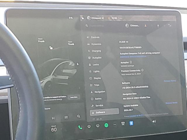 Photo 9 from auction – 2020 TESLA MODEL 3 with VIN 5YJ3E1EA4LF799583