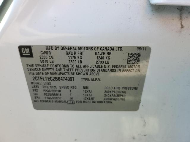 Photo 14 from auction – 2011 GMC TERRAIN SL with VIN 2CTFLTEC2B6474097