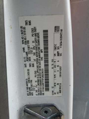 Photo 14 from auction – 2015 FORD ESCAPE S with VIN 1FMCU0F71FUB23633