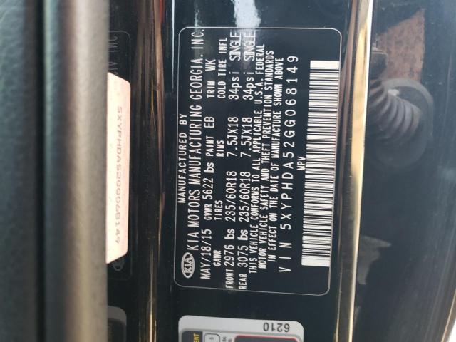 Zdjęcie 14 z aukcji – 2016 KIA SORENTO EX z VIN 5XYPHDA52GG068149