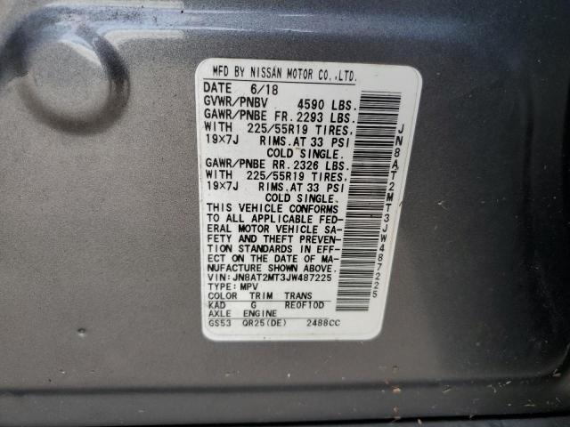 Photo 14 from auction – 2018 NISSAN ROGUE S with VIN JN8AT2MT3JW487225