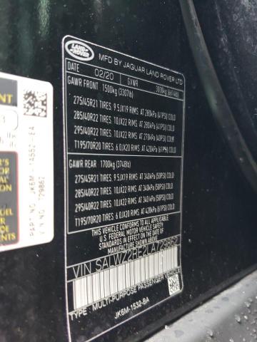 Photo 14 from auction – 2020 LAND ROVER RANGE ROVE with VIN SALWZ2RE2LA729862