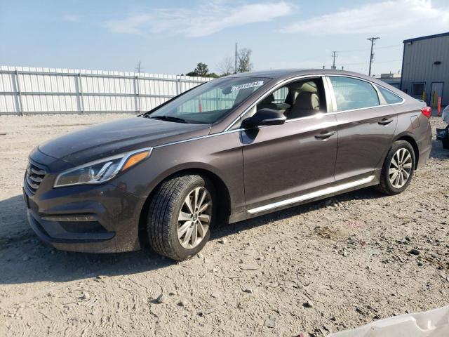 HYUNDAI SONATA SPO 2016 with VIN 5NPE34AF8GH435871 - Photo from auction