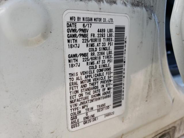 Photo 14 from auction – 2017 NISSAN ROGUE S with VIN JN8AT2MT8HW154660