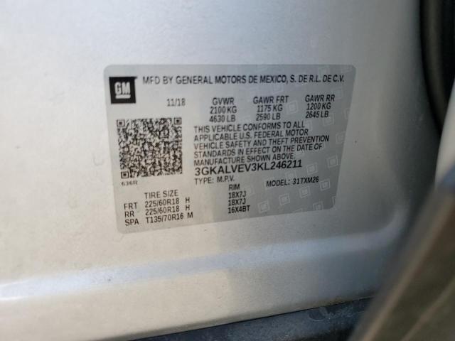Photo 14 from auction – 2019 GMC TERRAIN SL with VIN 3GKALVEV3KL246211