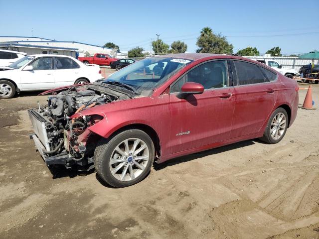 FORD FUSION SE 2017 with VIN 3FA6P0LU4HR209196 - Photo from auction
