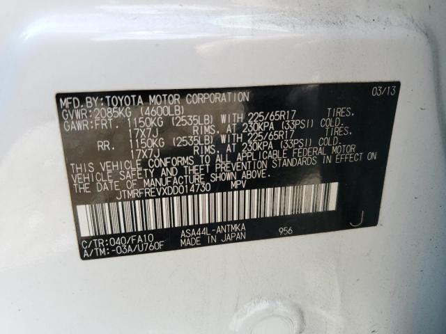Photo 14 from auction – 2013 TOYOTA RAV4 XLE with VIN JTMRFREVXDD014730