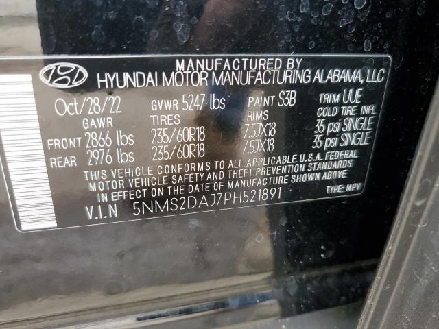Photo 14 from auction – 2023 HYUNDAI SANTA FE S with VIN 5NMS2DAJ7PH521891