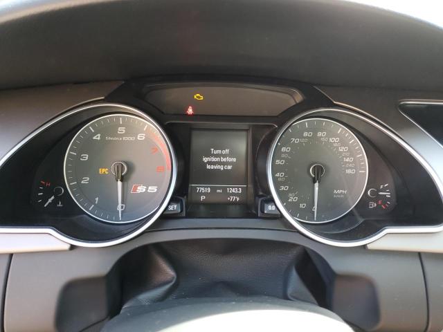 Photo 9 from auction – 2013 AUDI S5 PREMIUM with VIN WAUCGAFR9DA013914