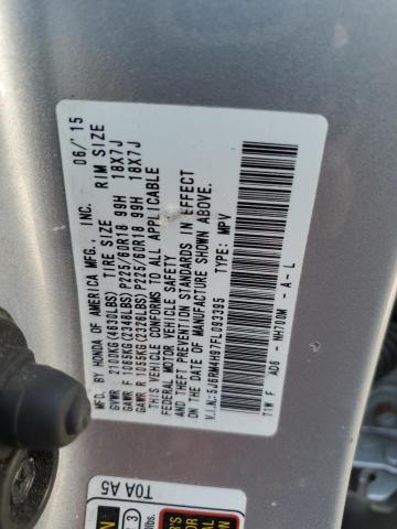 Photo 14 from auction – 2015 HONDA CR-V TOURI with VIN 5J6RM4H97FL093395