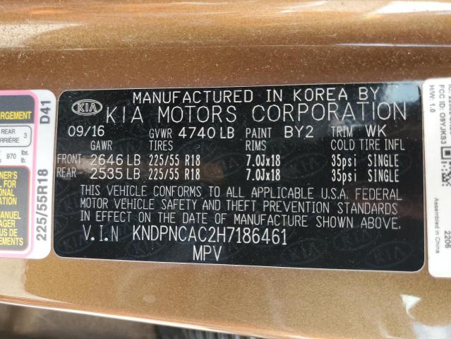 Фото 14 с аукциона – 2017 KIA SPORTAGE E с VIN KNDPNCAC2H7186461