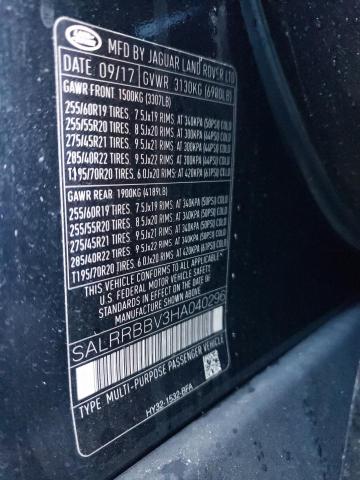 Photo 14 from auction – 2017 LAND ROVER DISCOVERY with VIN SALRRBBV3HA040296