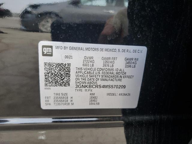 Photo 14 from auction – 2021 CHEVROLET BLAZER 2LT with VIN 3GNKBCRS4MS570209