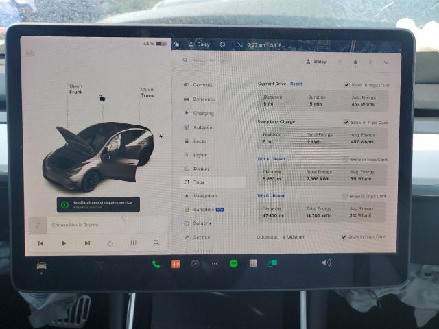 Photo 9 from auction – 2020 TESLA MODEL Y with VIN 5YJYGDEE6LF043550