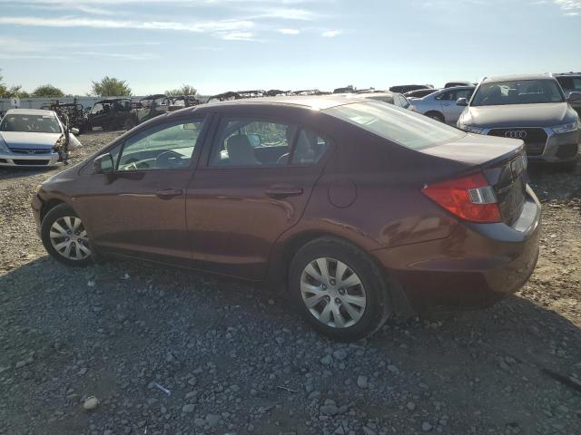 Photo 2 from auction – 2012 HONDA CIVIC LX with VIN 19XFB2F5XCE079627