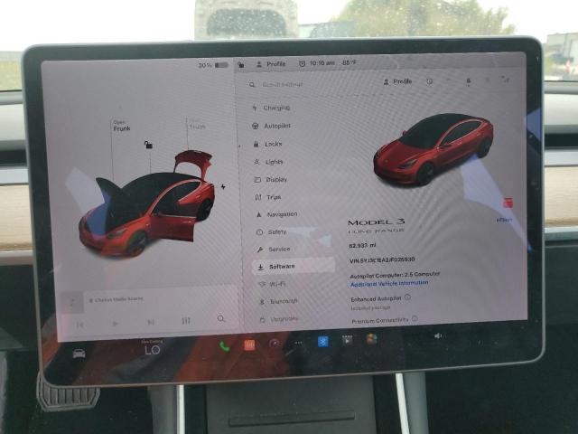 Photo 9 from auction – 2018 TESLA MODEL 3 with VIN 5YJ3E1EA2JF025930