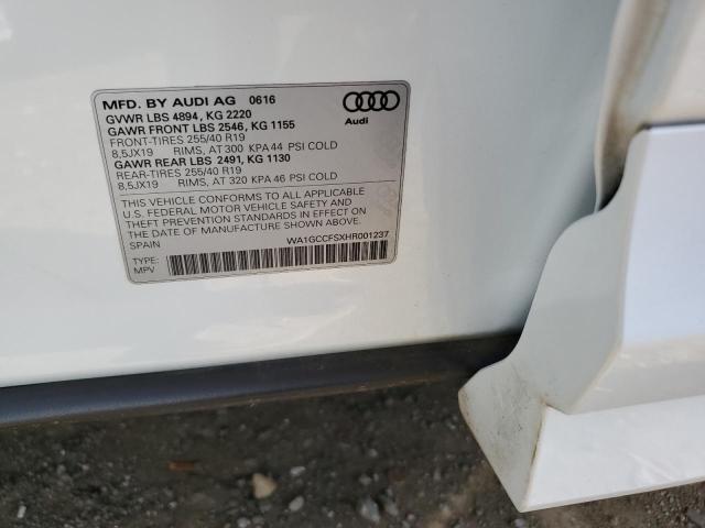 Photo 14 from auction – 2017 AUDI Q3 PRESTIG with VIN WA1GCCFSXHR001237