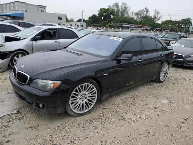 BMW 750 LI 2008 with VIN WBAHN83538DT79037 - Photo from auction
