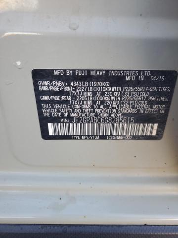 Photo 14 from auction – 2016 SUBARU CROSSTREK with VIN JF2GPABC6G8285615