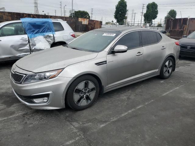 KIA OPTIMA HYB 2013 with VIN KNAGM4AD6D5057627 - Photo from auction