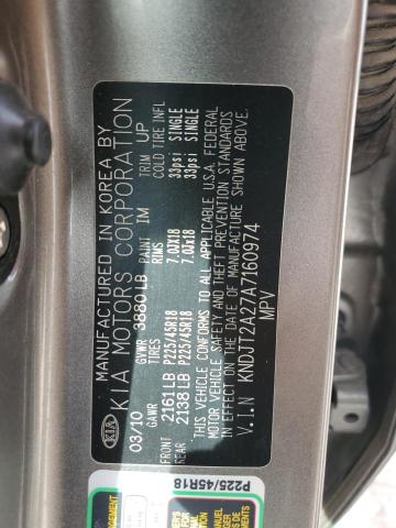 Photo 14 from auction – 2010 KIA SOUL + with VIN KNDJT2A27A7160974